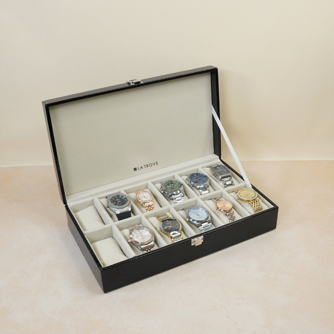 12 Slot Watch Box