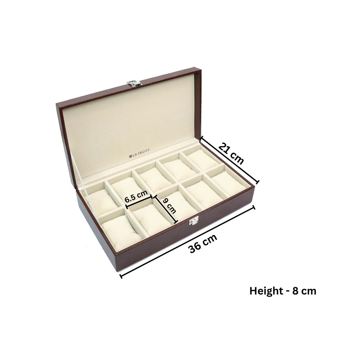 10 Slot Watch Box