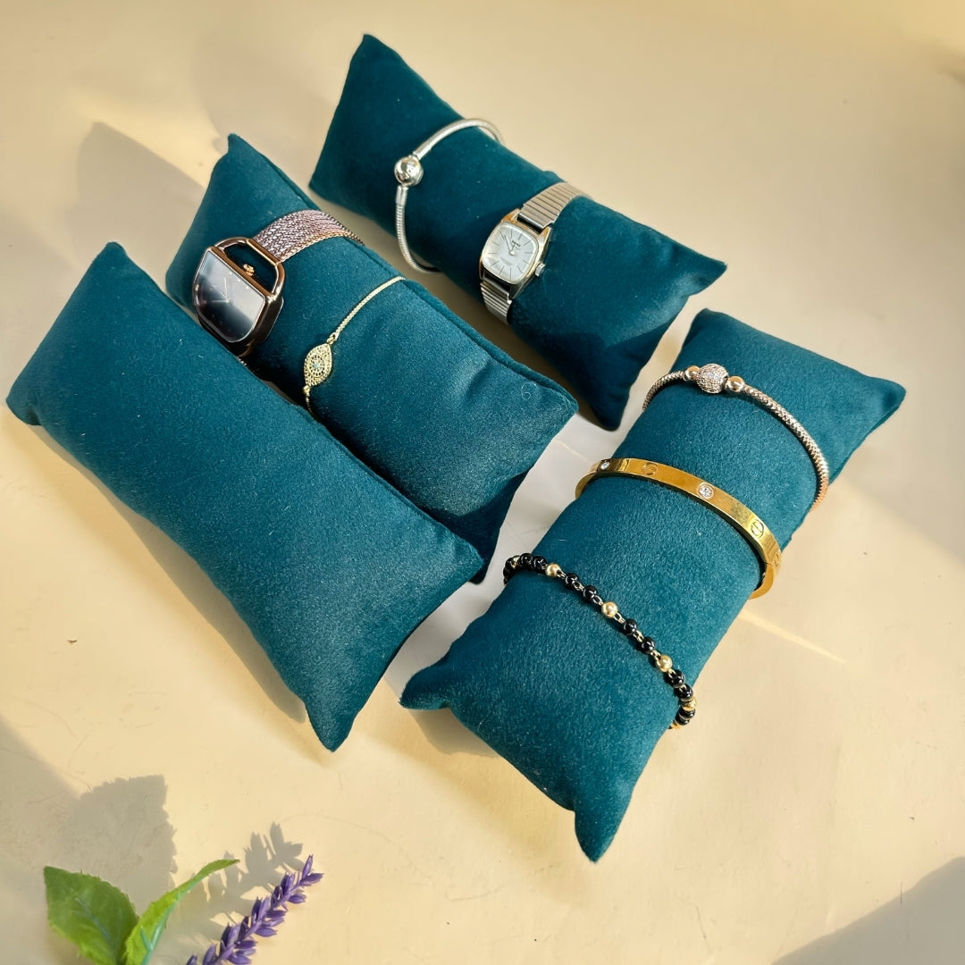 Long Velvet Pillows for Watch, Sunglass & Jewellery Trays