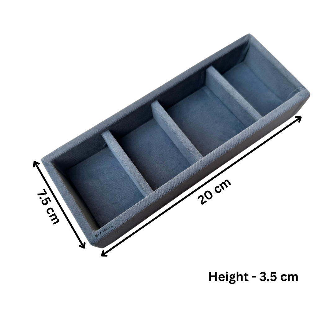 4 Grid Jewellery Tray (Micro)