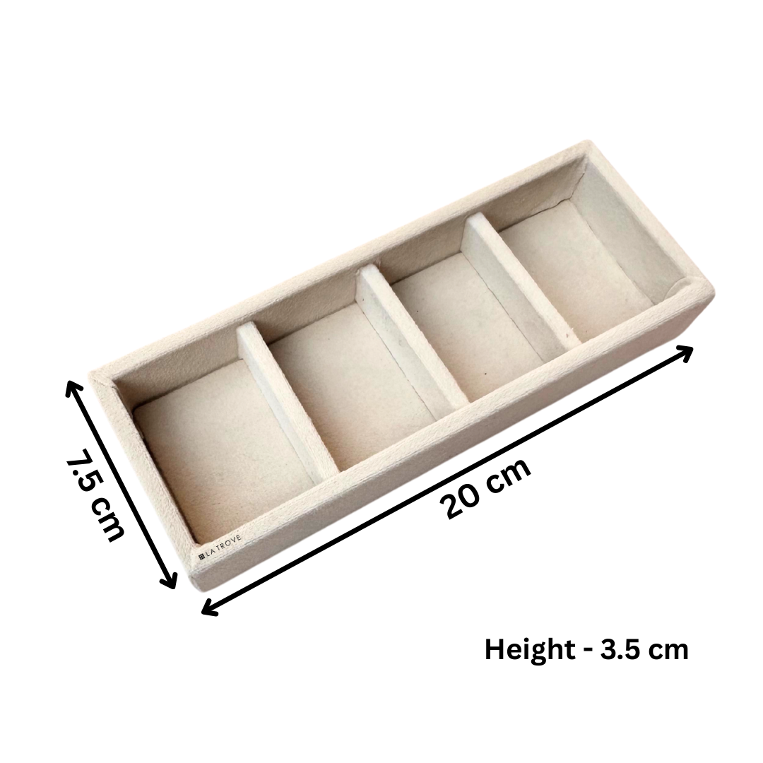 4 Grid Jewellery Tray