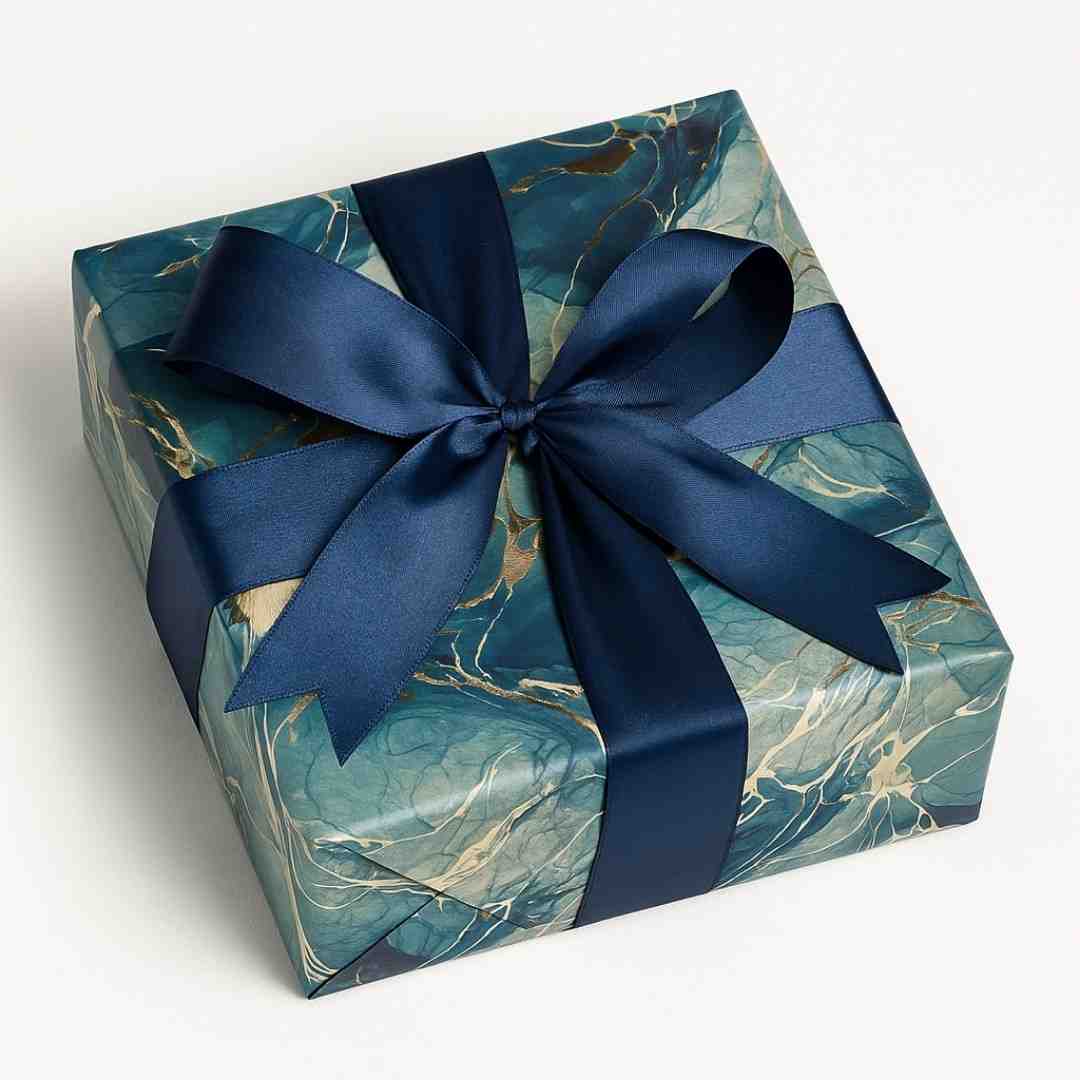 Green Marble Packing Paper