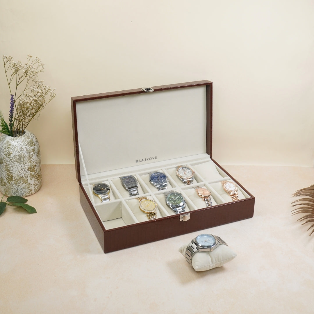 10 Slot Watch Box