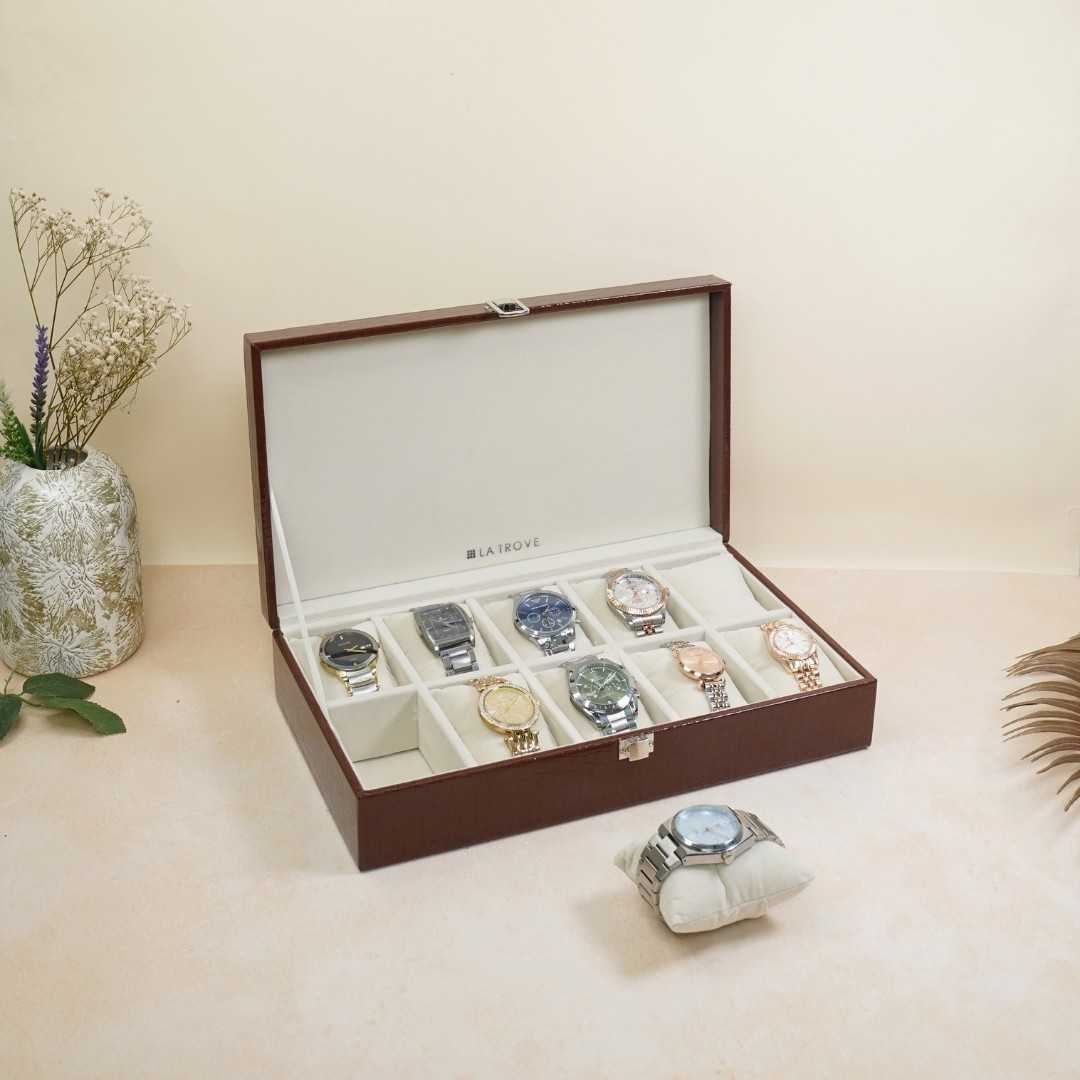 10 Slot Watch Box