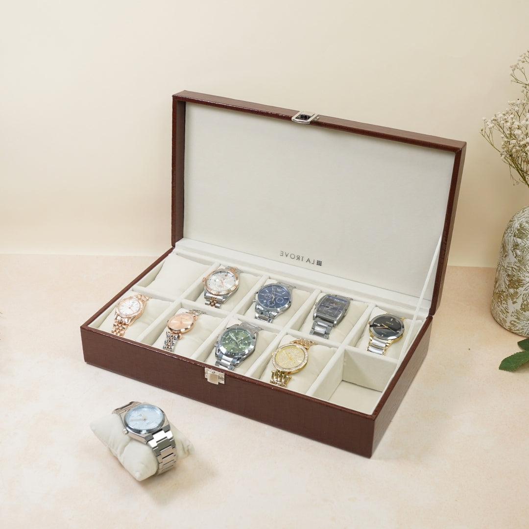 10 Slot Watch Box
