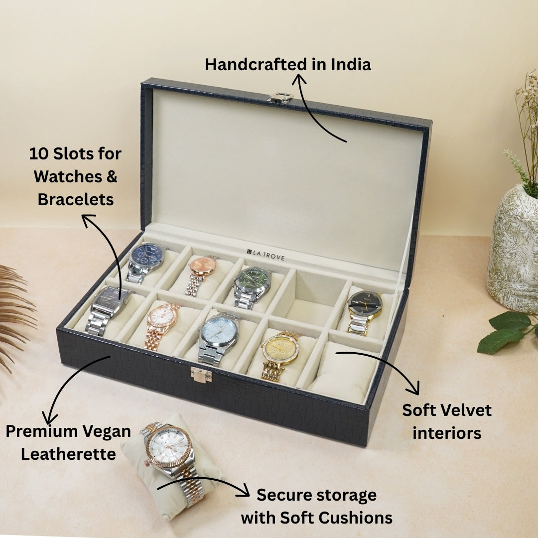 10 Slot Watch Box