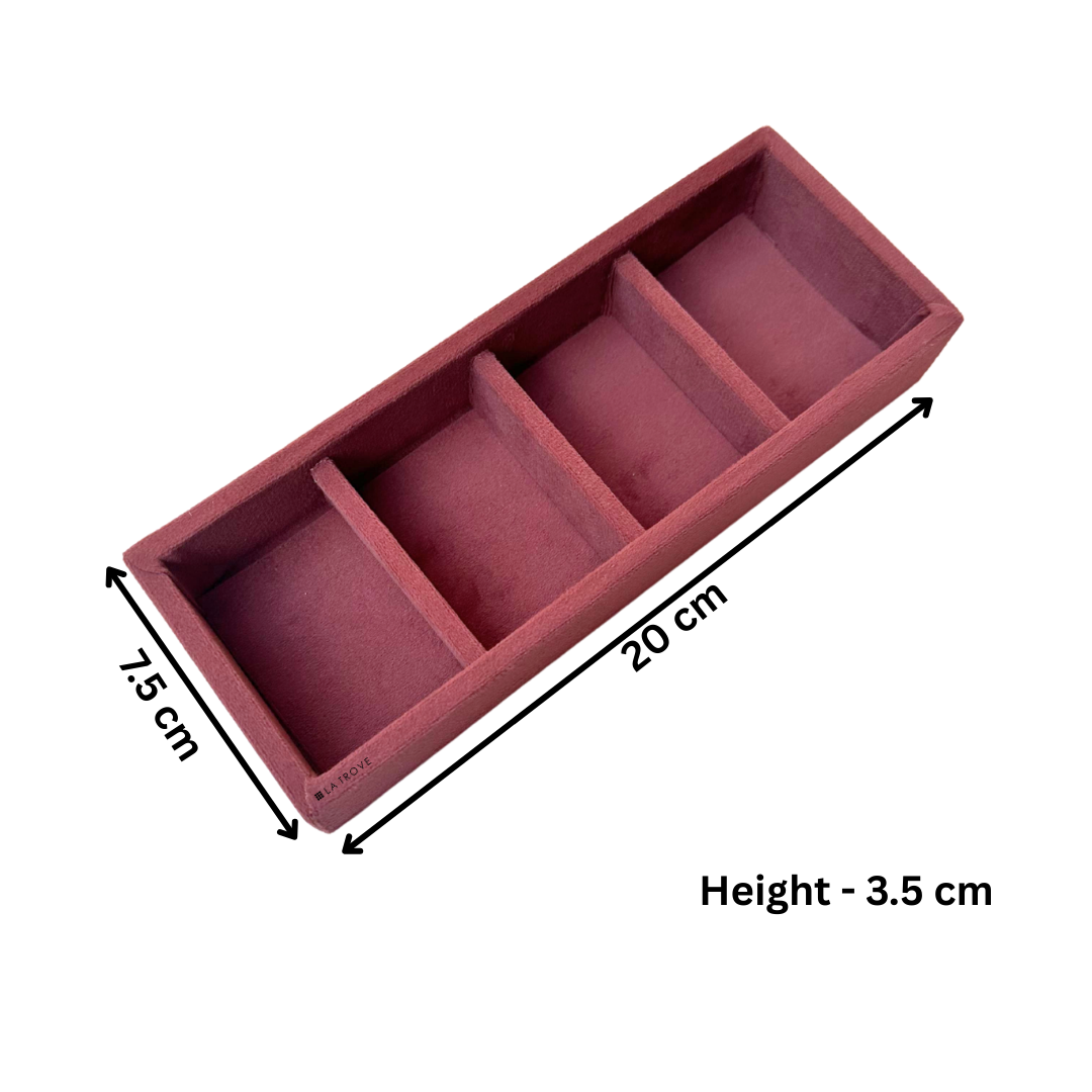 4 Grid Jewellery Tray
