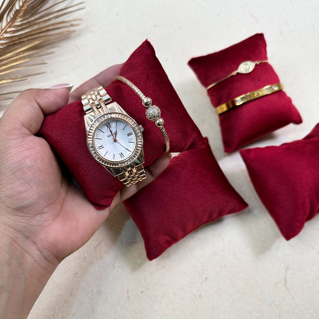 Velvet Display Pillow for Watch & Bracelet (TBT)