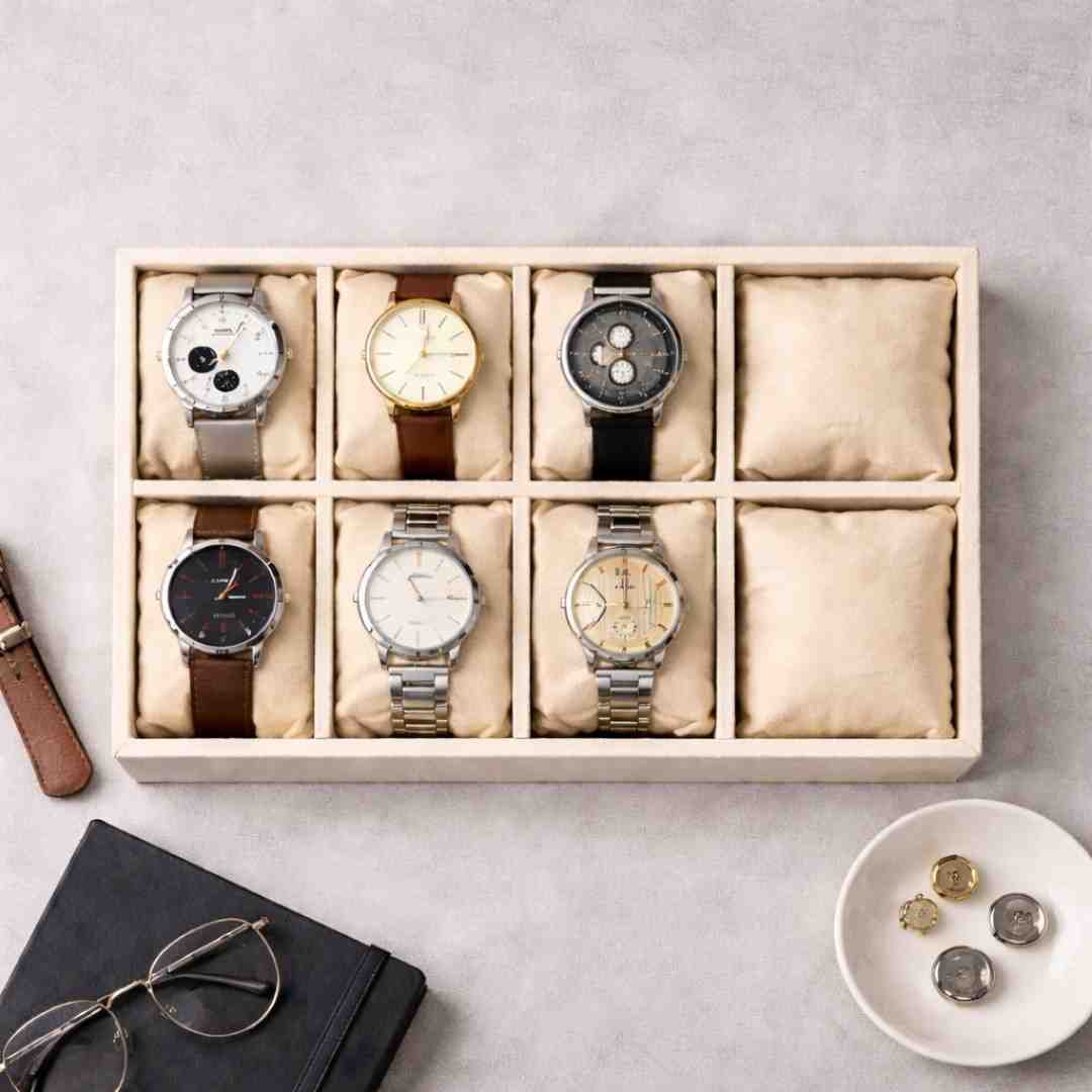 TBT 8 Slot Watch Tray for Organised Watch Collections