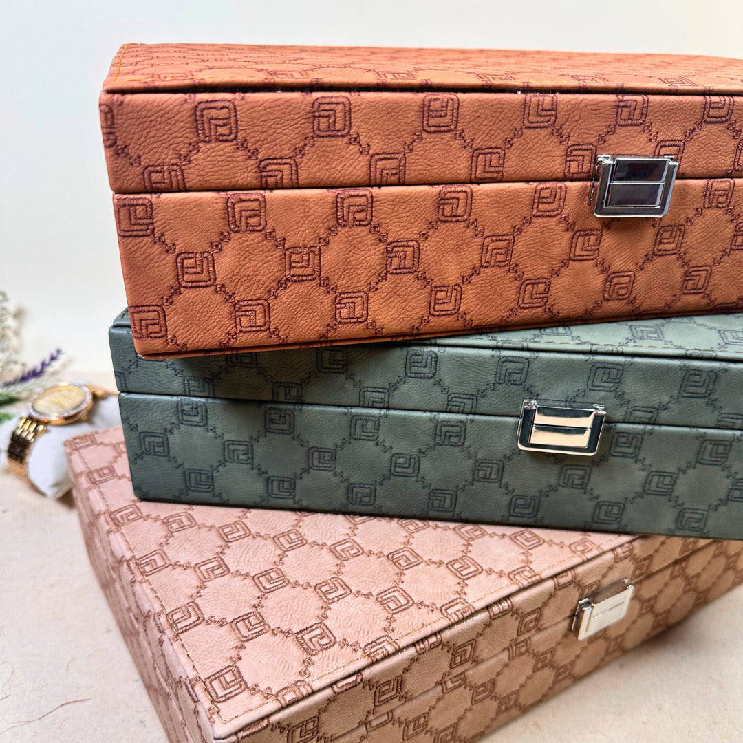 Designer 6 Slot Belt Box