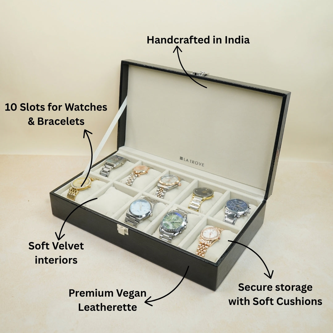 10 Slot Watch Box