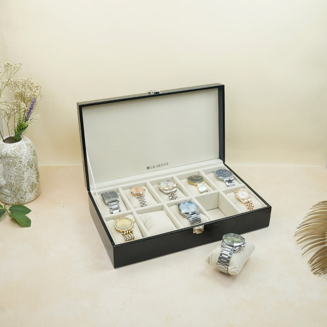 10 Slot Watch Box