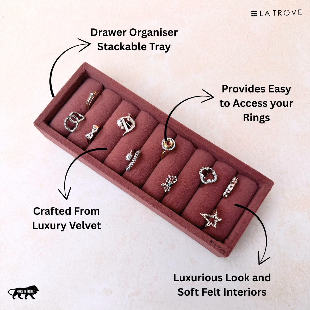 Ring & Cufflink Organiser Tray