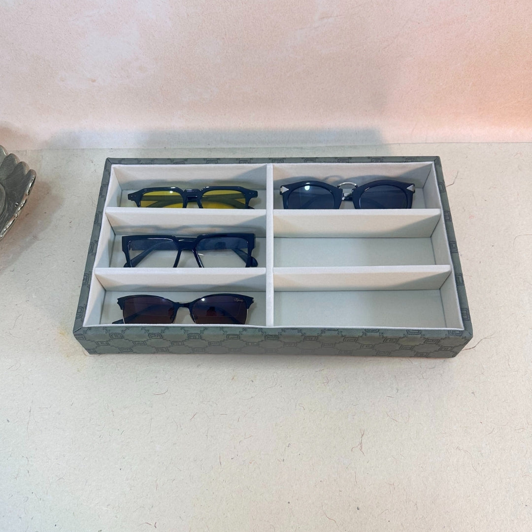 Designer 6 Slot Sunglass Organiser Tray