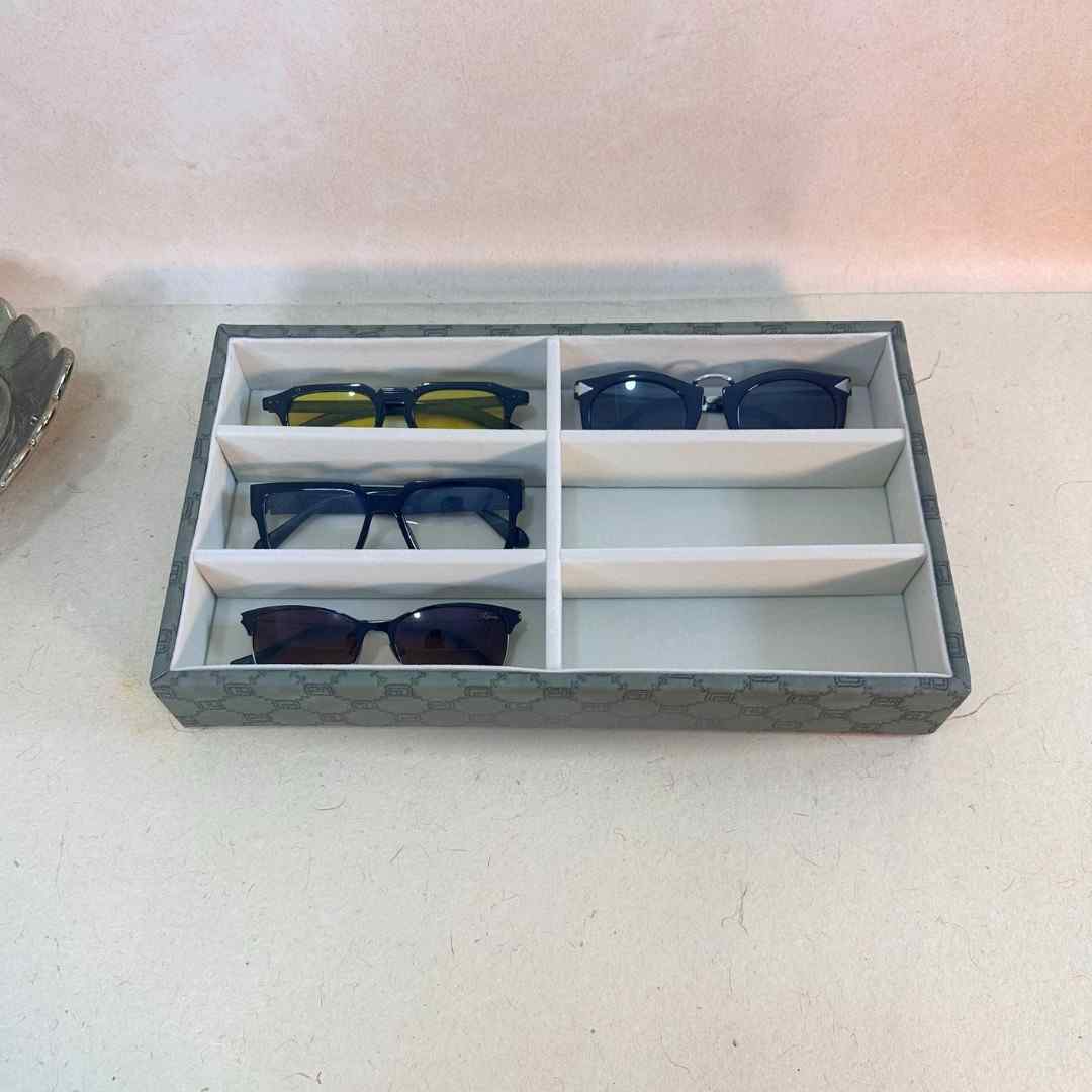 Designer 6 Slot Sunglass Organiser Tray