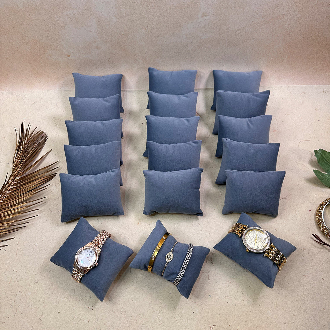 Blue Soft Cushion Pillow for Watch & Bracelet Display – La Trove.