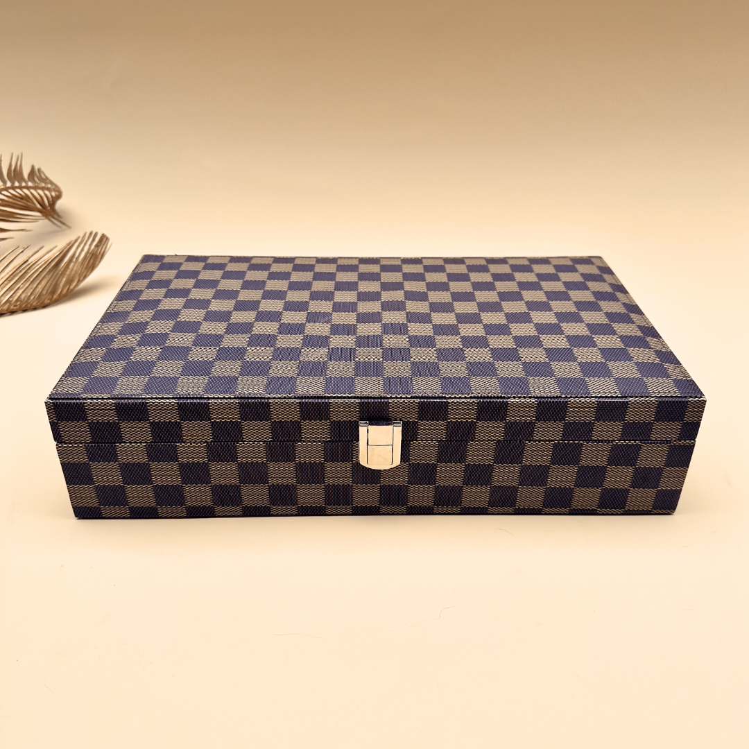 10 Slot Tie & Pocket Square Box