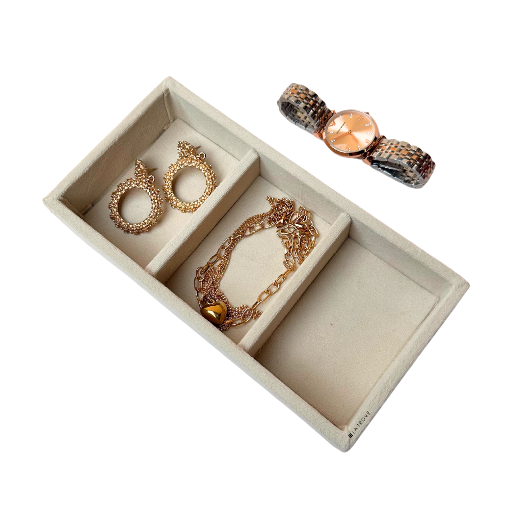 3 Grid Mini Jewellery Tray Organiser