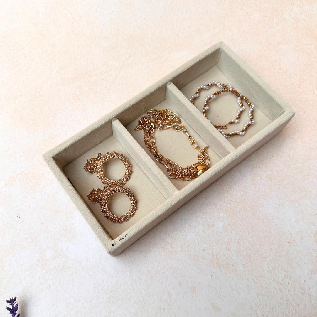 3 Grid Mini Jewellery Tray Organiser (Mini)