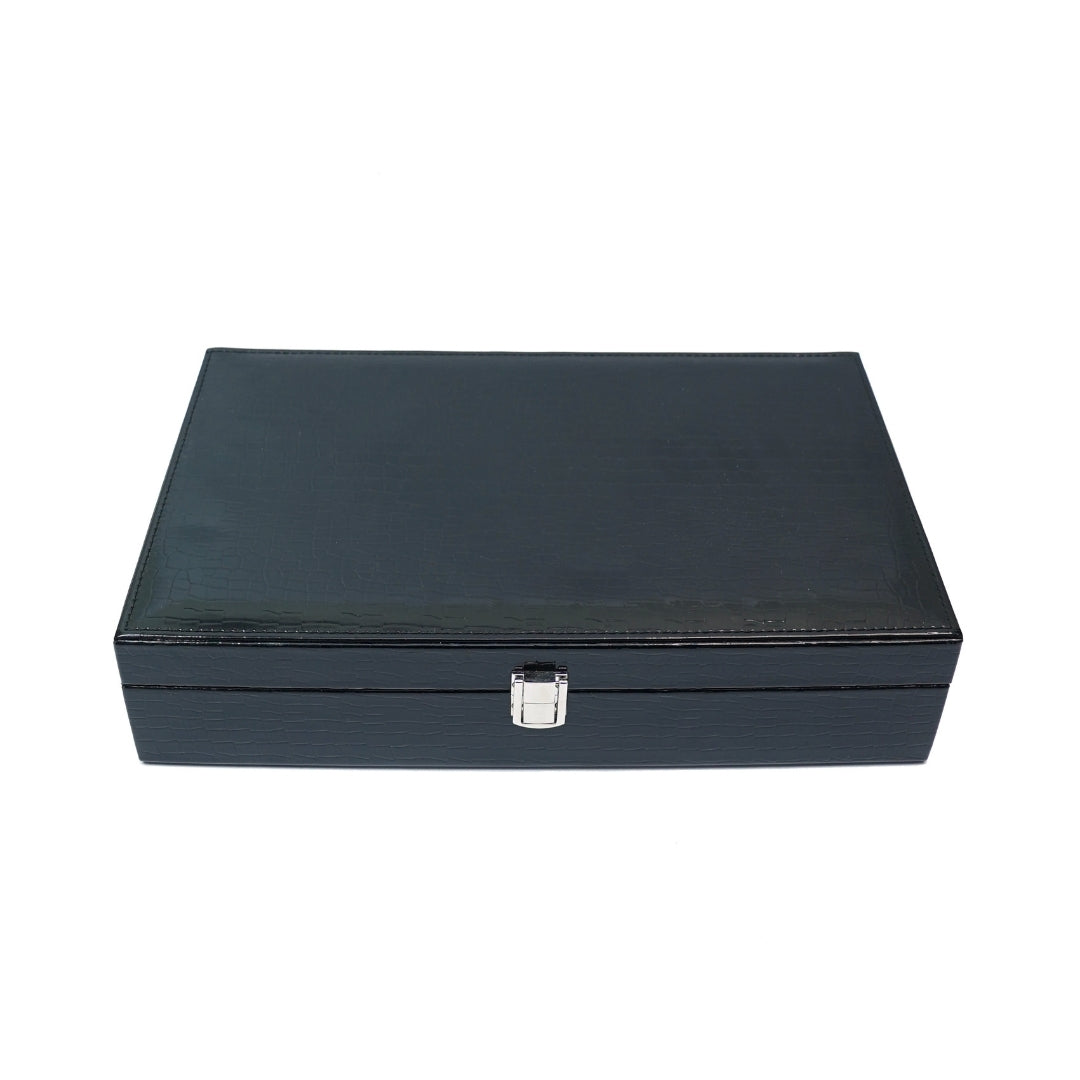 10 Slot Tie & Pocket Square Box