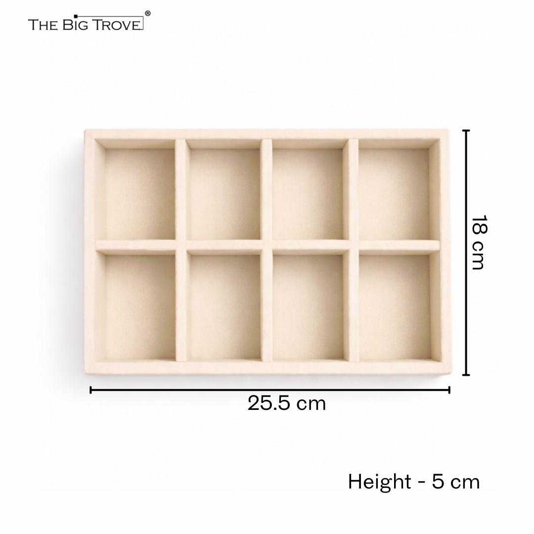 TBT 8 Slot Tie Tray for Structured Tie & Accessory Organisation