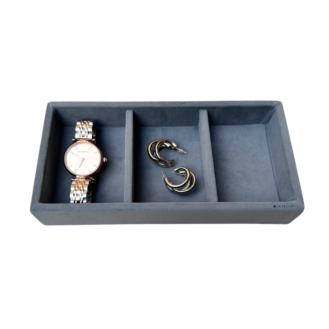 3 Grid Mini Jewellery Tray Organiser
