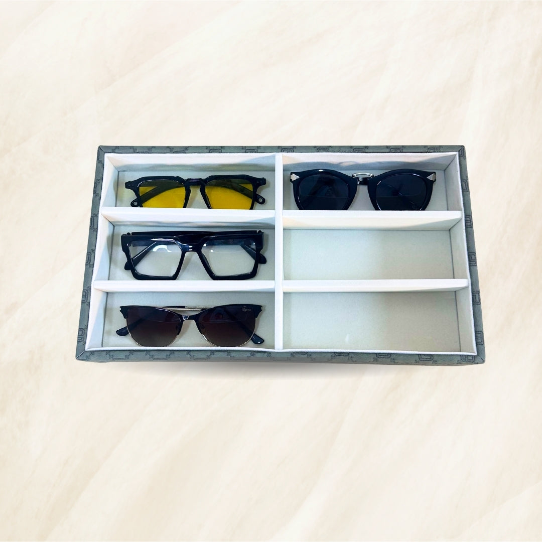 Designer 6 Slot Sunglass Organiser Tray