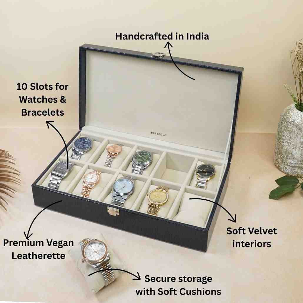 10 Slot Watch Box
