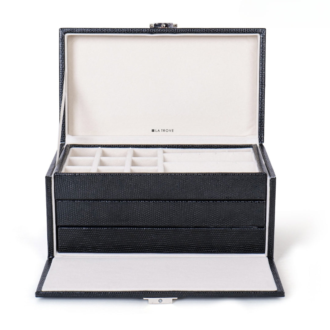 Premium Jewellery Box with 3 Trays