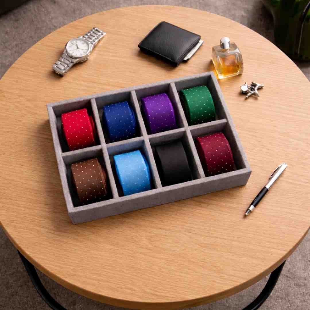 TBT 8 Slot Tie Tray for Structured Tie & Accessory Organisation