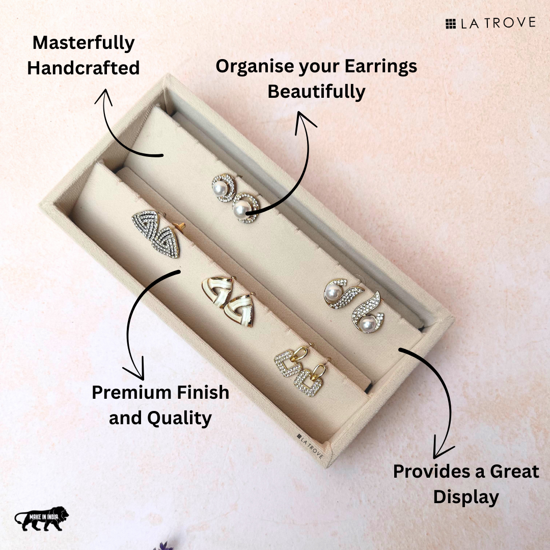 Earring Jewellery Organiser Tray