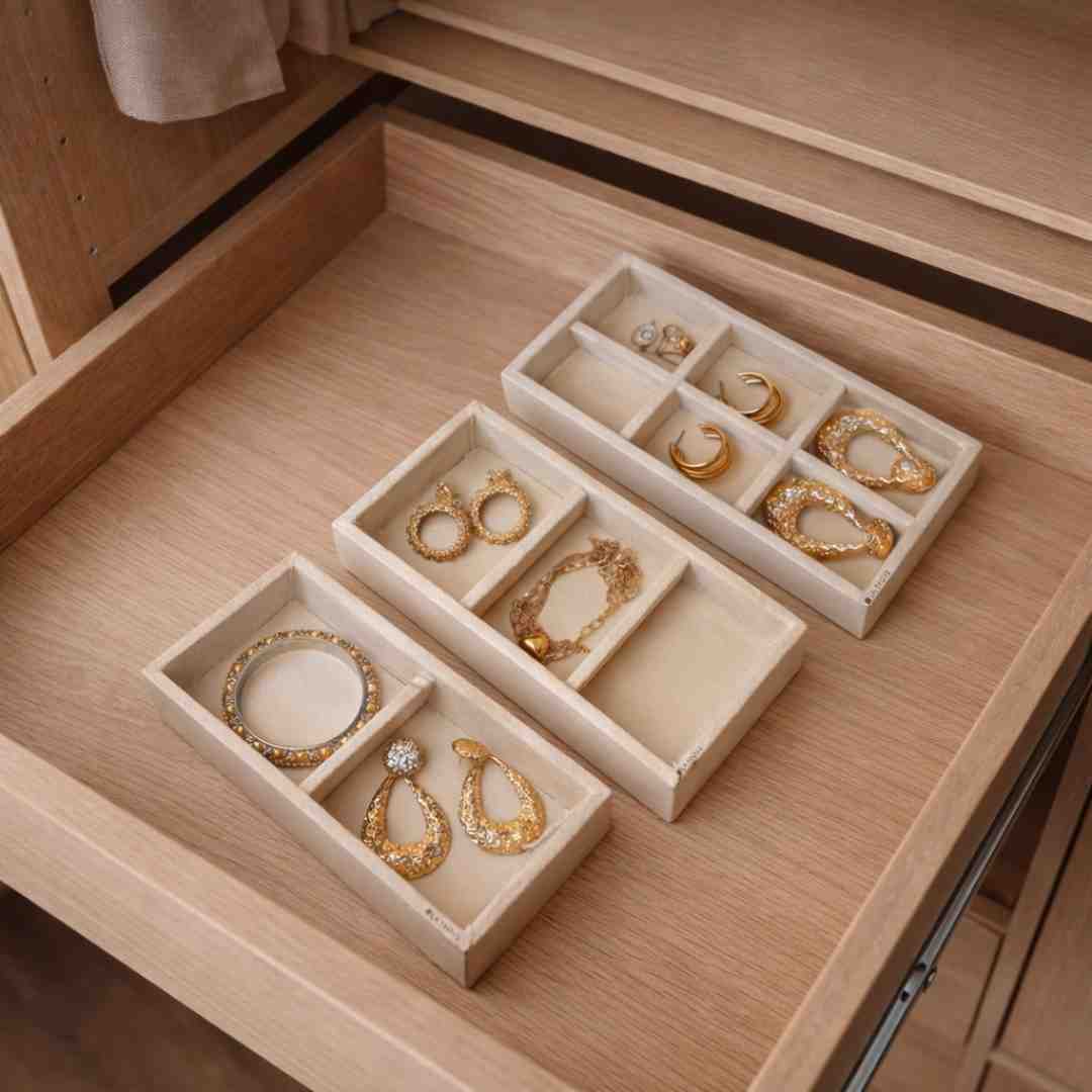 3 Grid, 2 Grid & 6 Grid Mini Jewellery Organizer