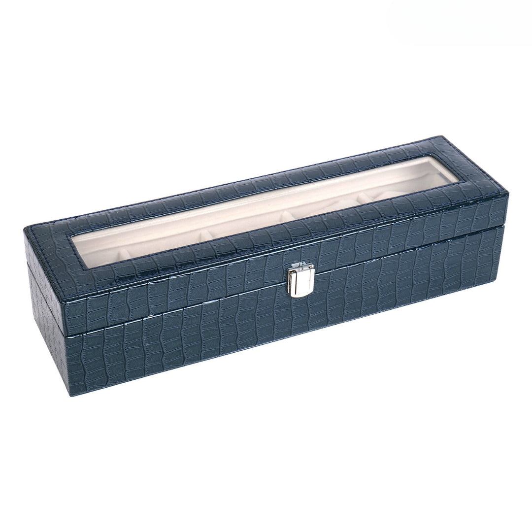 5 Slot Watch Box (With Glass Top)