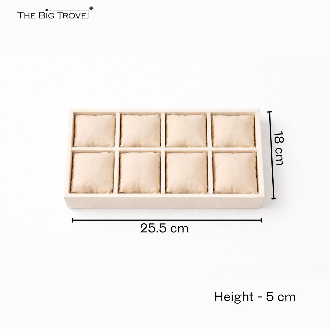 TBT 8 Slot Bracelet Tray Elegant Jewellery Organisation for Modern Wardrobes