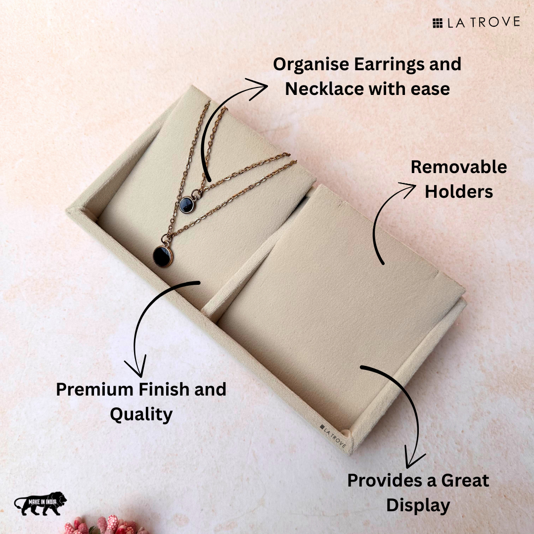 2 Grid Necklace Organiser Tray (Mini)