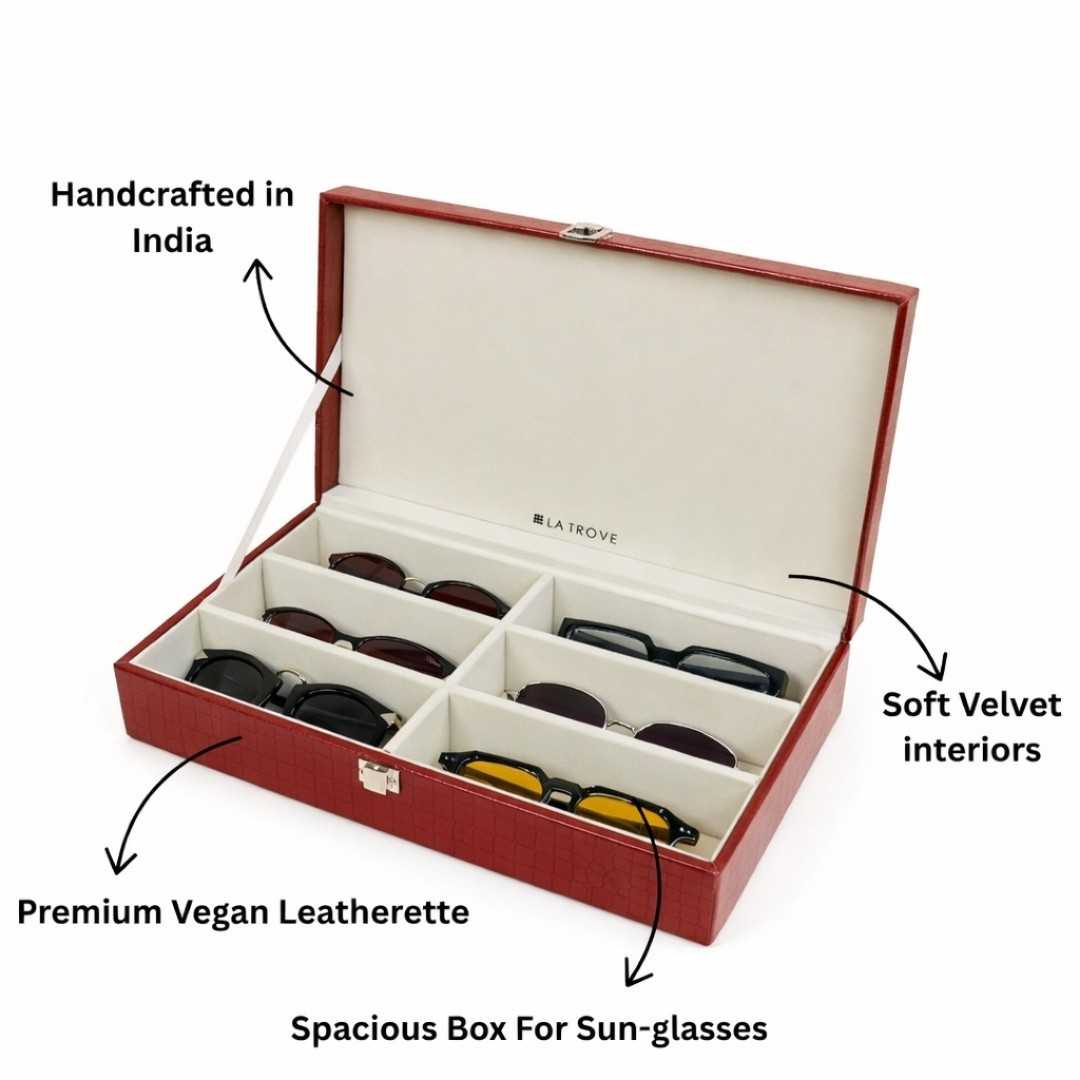 6 Slot Sunglass Box