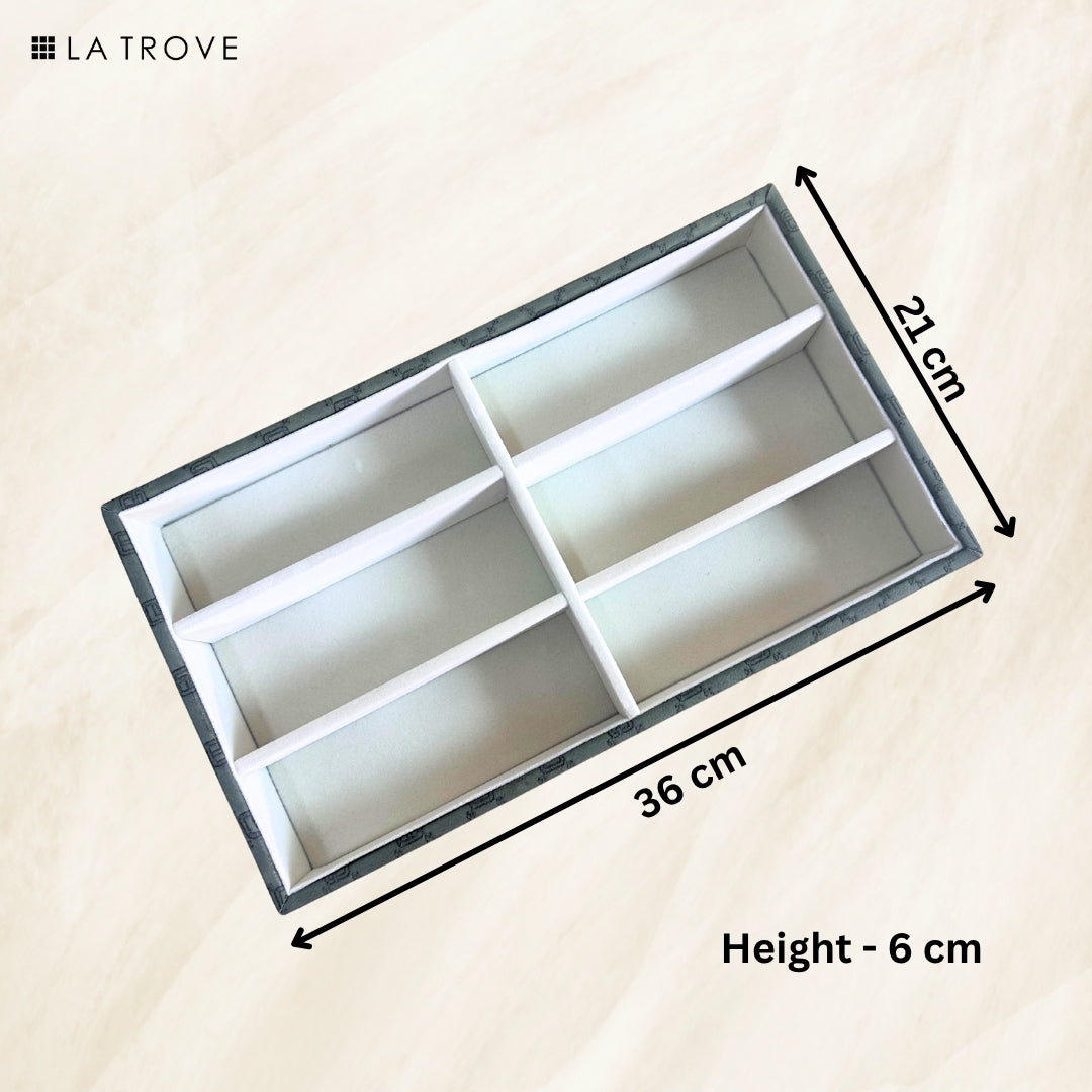 Designer 6 Slot Sunglass Organiser Tray