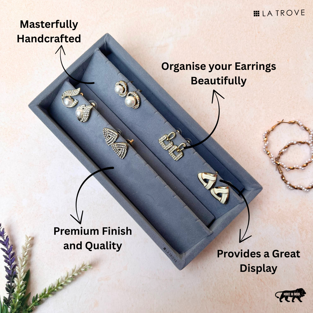 Earring Jewellery Organiser Tray
