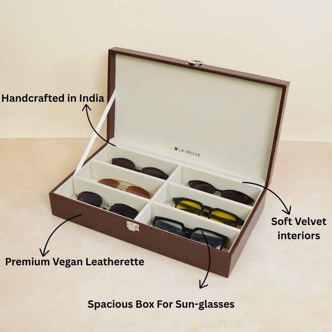 6 Slot Sunglass Box