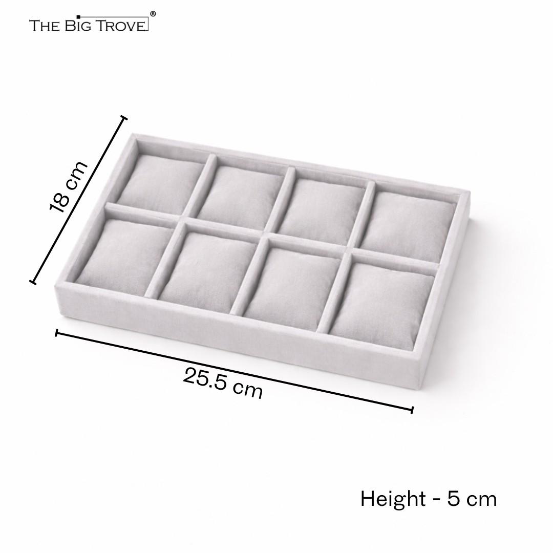 TBT 8 Slot Bracelet Tray Elegant Jewellery Organisation for Modern Wardrobes