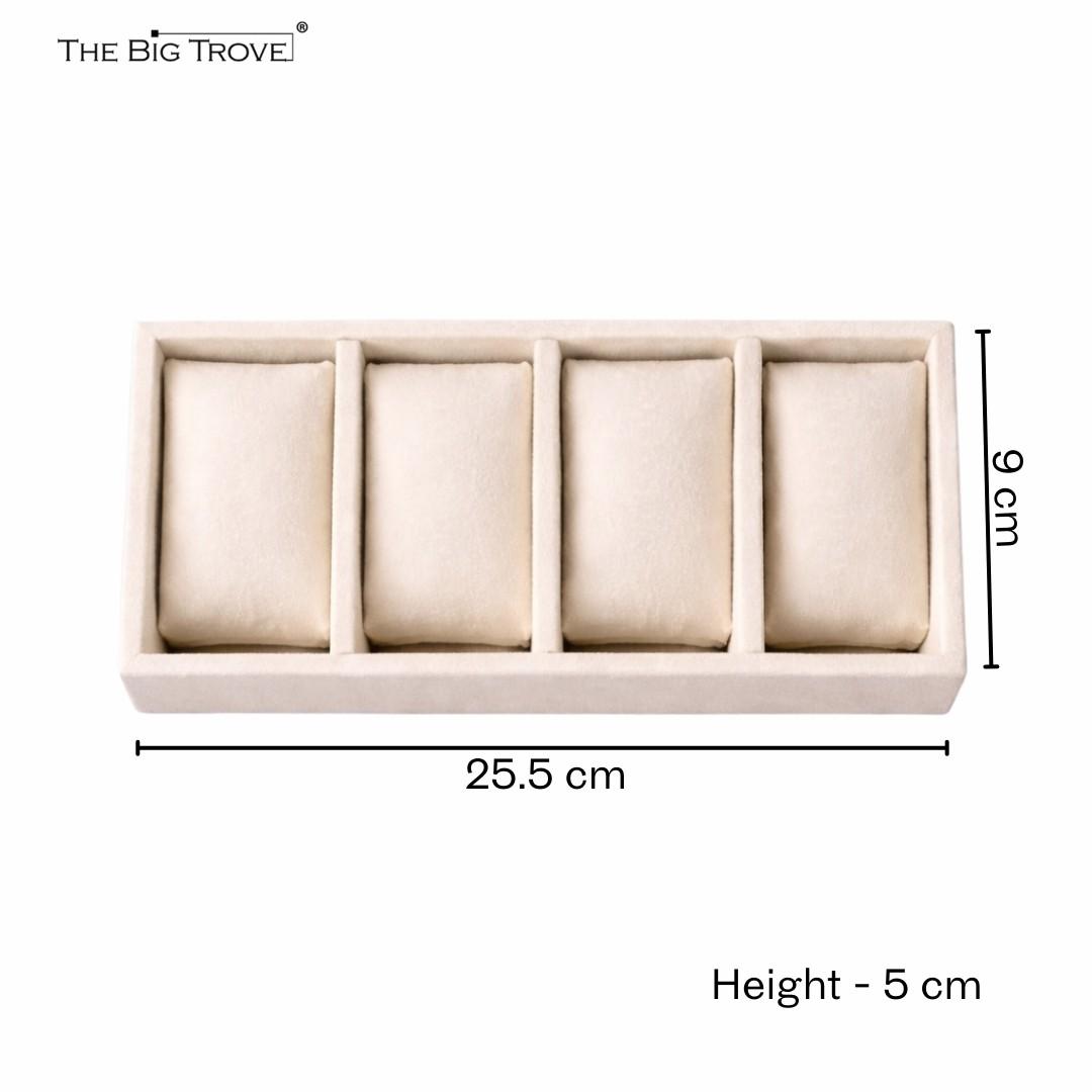 TBT 4 Slot Bracelet Tray – Premium Organiser for Bracelets & Jewellery