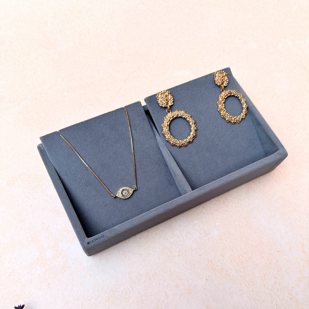 2 Grid Necklace Organiser Tray (Mini)