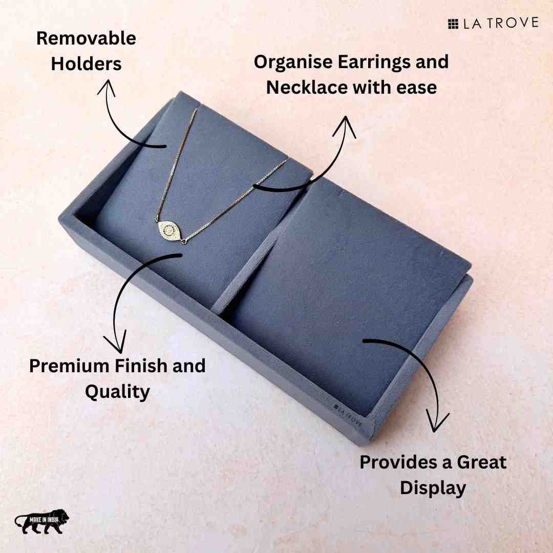 2 Grid Necklace Organiser Tray (Mini)