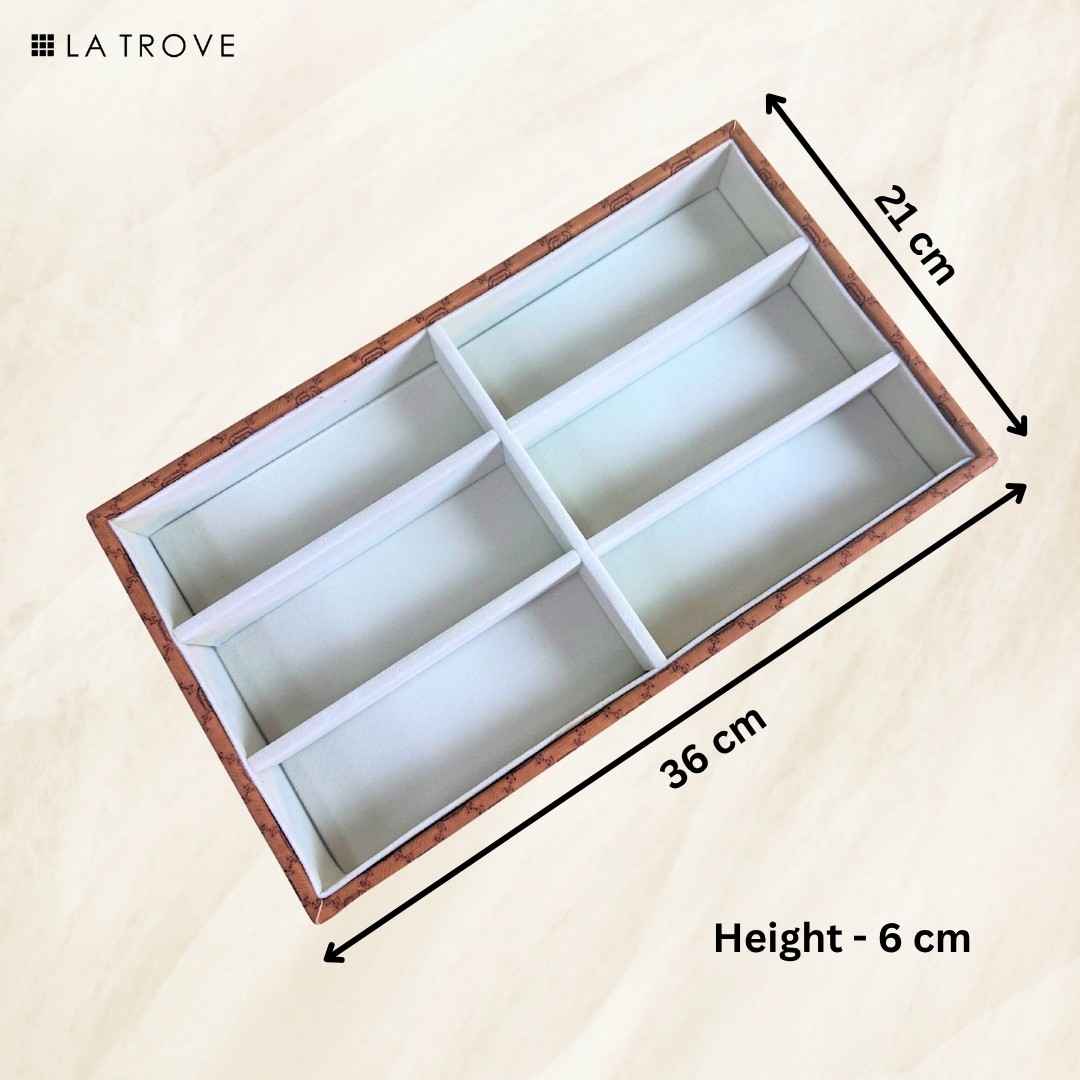 Designer 6 Slot Sunglass Organiser Tray