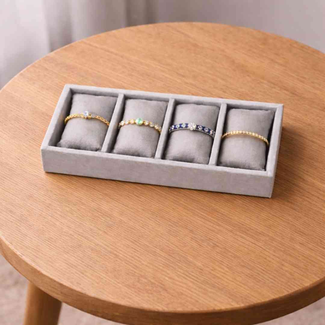 TBT 4 Slot Bracelet Tray – Premium Organiser for Bracelets & Jewellery