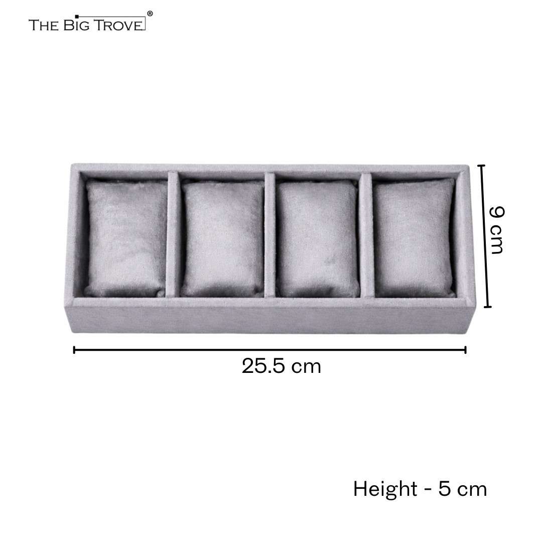 TBT 4 Slot Bracelet Tray – Premium Organiser for Bracelets & Jewellery
