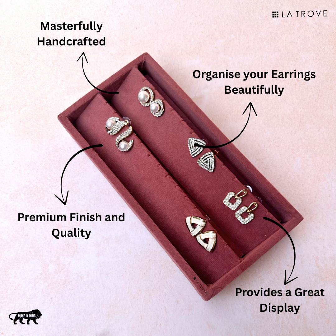 Earring Jewellery Organiser Tray