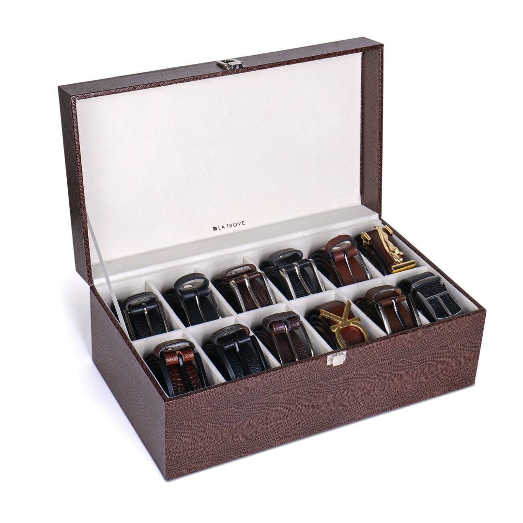 12 Slot Belt Box