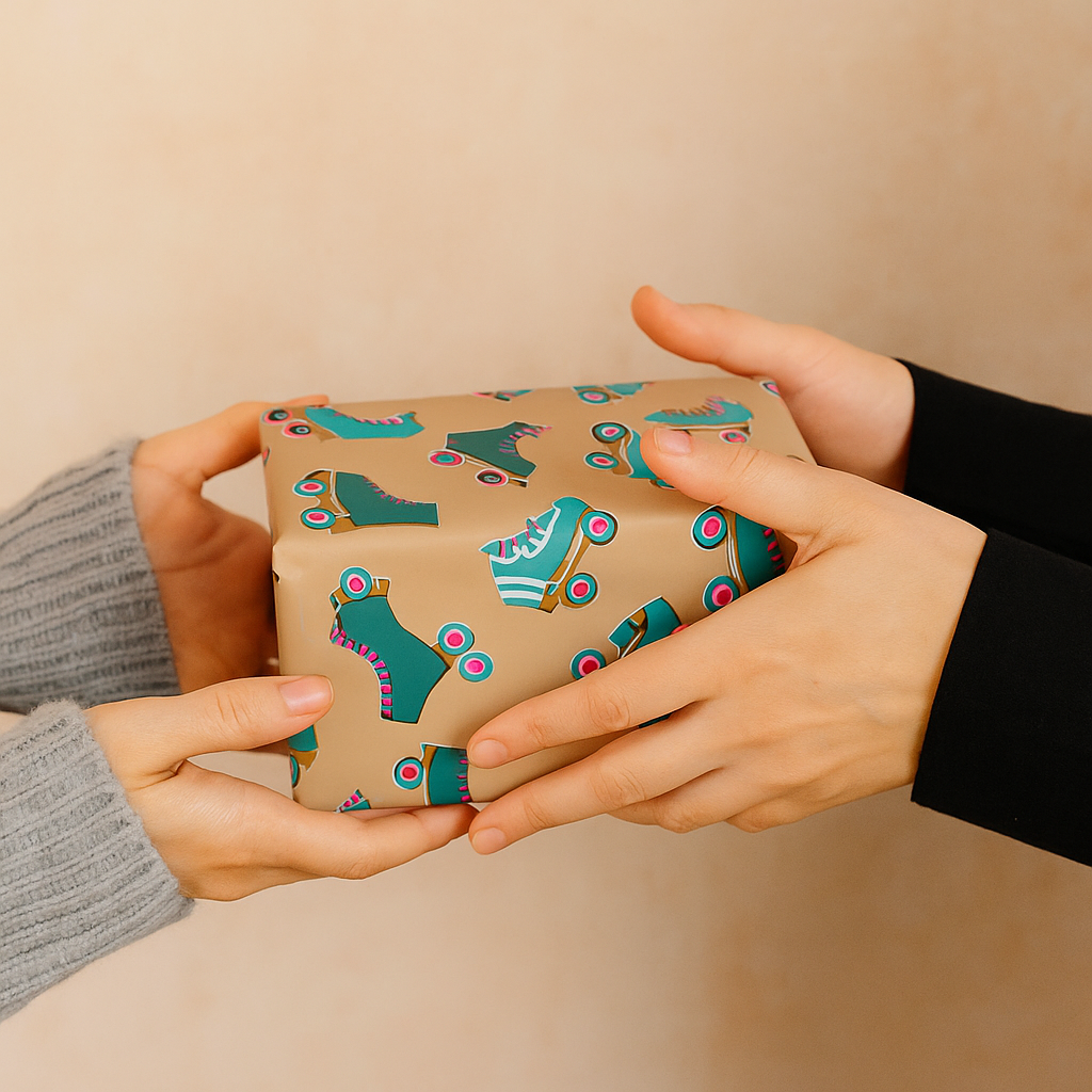 Skates Kids Dual Packing Paper