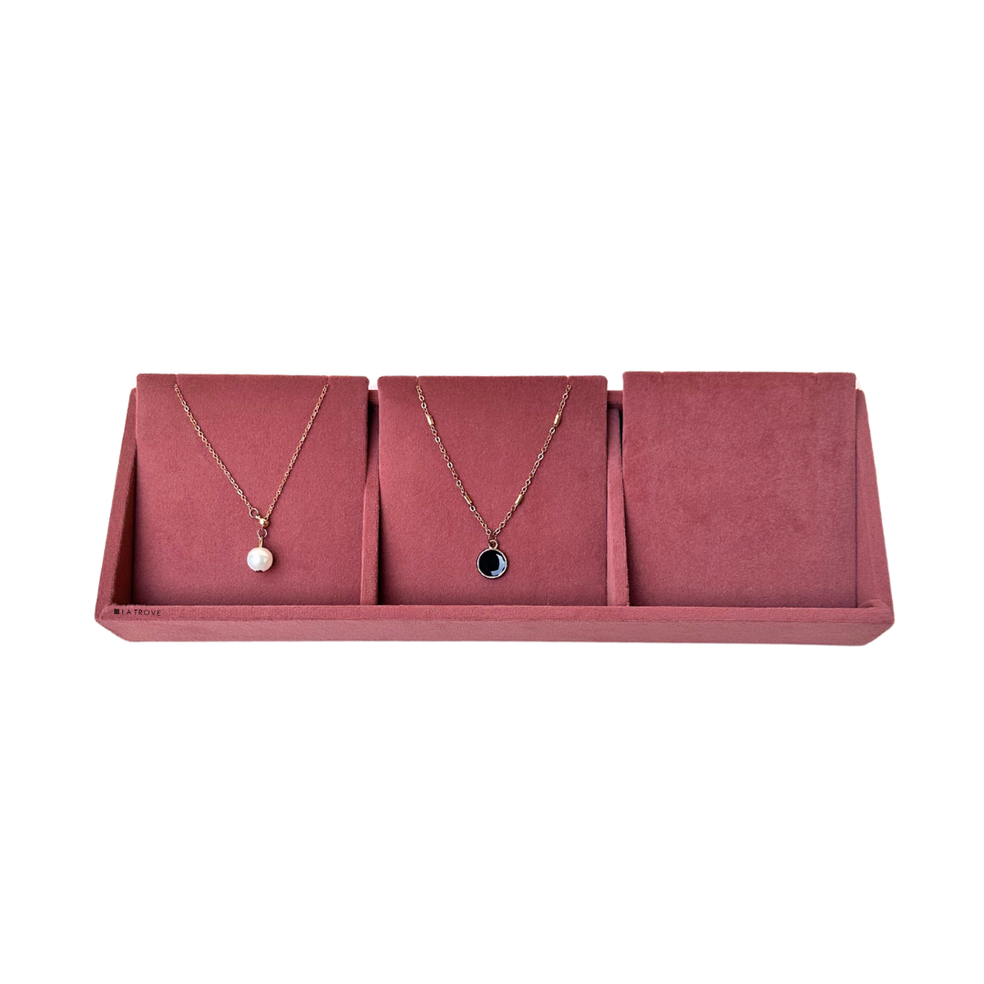 3 Grid Necklace Organiser Tray (Sleek)